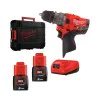 Milwaukee M12FPDX-202X, 12 V, brushless impact driver, 4933464136