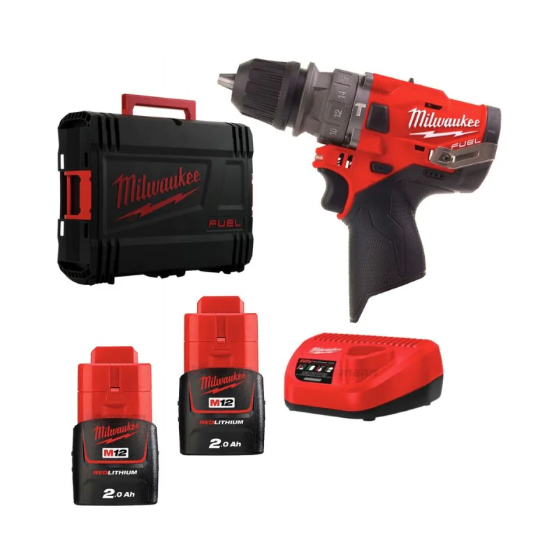Milwaukee M12FPDX-202X, 12 V, brushless impact driver, 4933464136