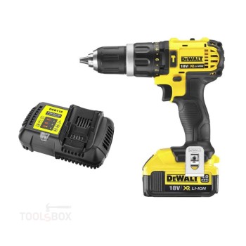 Ударен винтоверт бормашина DeWalt DCD785M1, 18V , батерия 4АН и зарядно