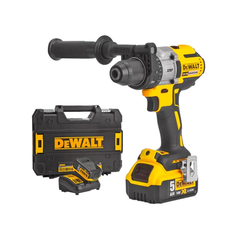 Cordless screwdriver DeWALT DCD991P2, 18V, 3-speed, 95Nm
