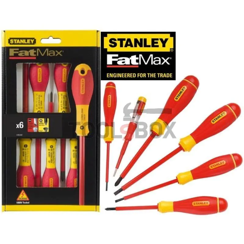 Set of Stanley screwdrivers 0-65-441, insulated 6 pcs. FATMAX