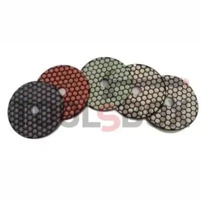 Diamond grinding wheel for granite, marble, stone and rock materials with Velcro back, P800, Rubi 62974