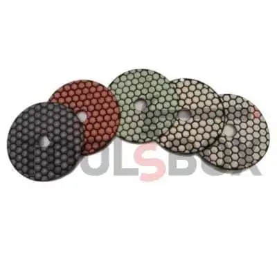 Diamond grinding wheel for granite, marble, stone and rock materials with Velcro back, P1500 / Rubi 62975