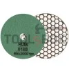 Diamond grinding wheel for granite, marble, stone and rock materials with Velcro back, P1500 / Rubi 62975