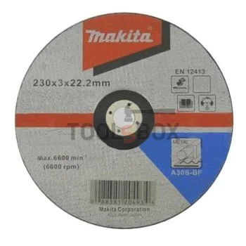 Диск карбофлексов за рязане на метал Makita D-18596 ф 230 х 3.0 x 22.2, A30SBF