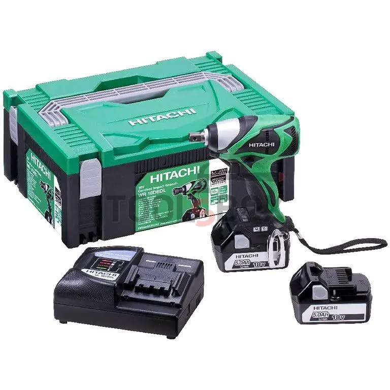 Cordless impact wrench HITACHI WR18DBDL , 18V , 5.0Ah - KUFAR