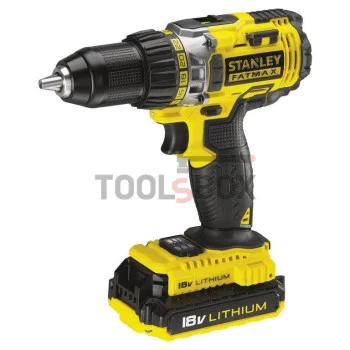 Винтоверт акумулаторен STANLEY FMC600D2 Li-Ion 18.0 V, 2.0 Ah, 49 Nm