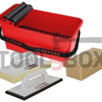 Кофа за фугираща смес в комплект с маламашки 520x270x260 мм / Rubi 68910 KIT RUBICLEAN