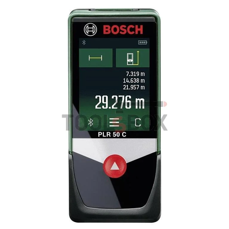 Bosch PLR 50 C laser tape measure, 0.05- 50.00 m, +/-2.0 mm