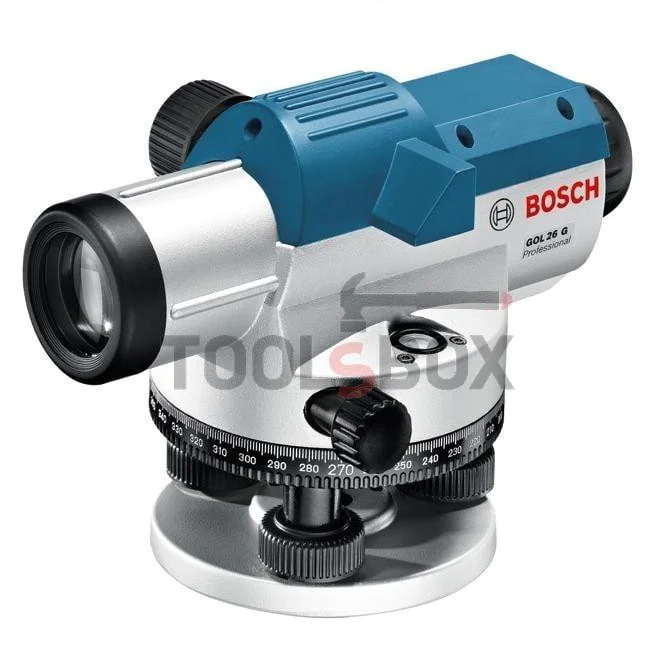 Bosch optical spirit level GOL 26 G Professional, 26 x 1.6 mm, 360*