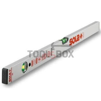 Aluminium spirit level Sola AV 200, 2000 mm, 0.50 mm/m, 01111701