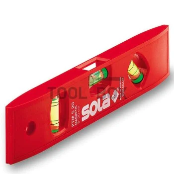 Нивелир пластмасов с магнит Sola PTM 5 20, 200 мм, 01430601
