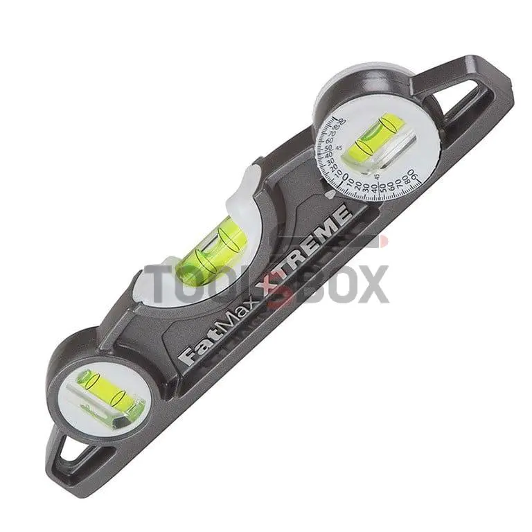 Aluminium spirit level with magnet STANLEY 0-43-609 250 mm, 0.50 mm/m