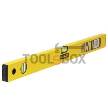 Aluminium spirit level STANLEY 1-42-219 800 mm, 0.50 mm/m