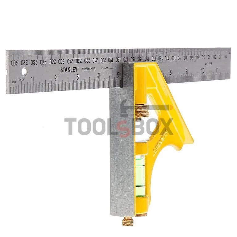Right angle with spirit level STANLEY 2-46-028 300 mm