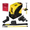 STANLEY CLLi 25.0 m, 4.0 mm/10 m linear laser level with telescopic bar set