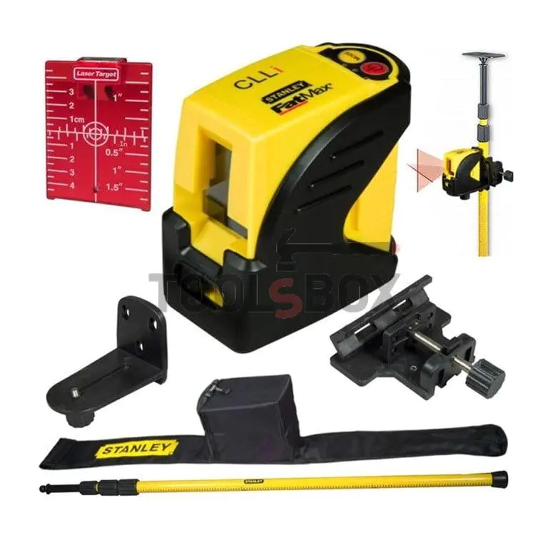 STANLEY CLLi 25.0 m, 4.0 mm/10 m linear laser level with telescopic bar set