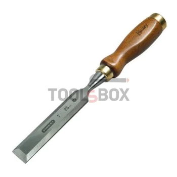 Длето плоско с дървена дръжка STANLEY 2-16-390 20/130/270 мм