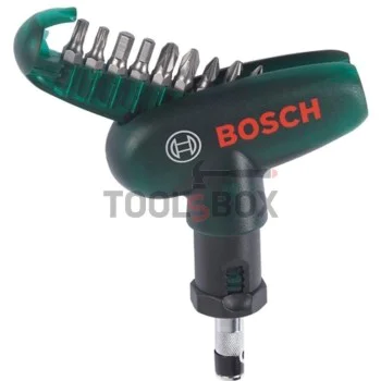 Накрайник с магнитен държач Bosch, комплект 10 бр