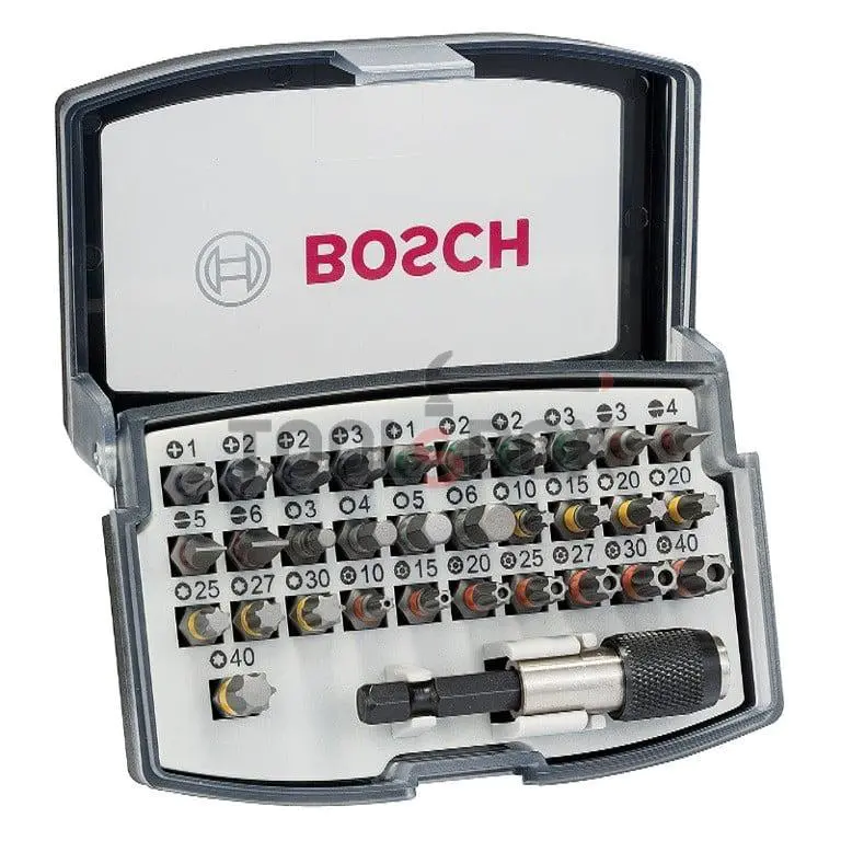 Bosch magnetic holder nozzle, set 32 pcs. / 2607017319