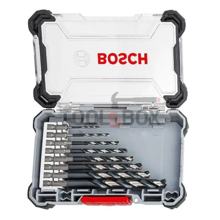 Impact Control Multi Construction Bosch Metal Impact Drill Bits, HSS with 6-wall shank 1/4
