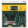 Bosch mounting set, bits and drill bits 41 pieces