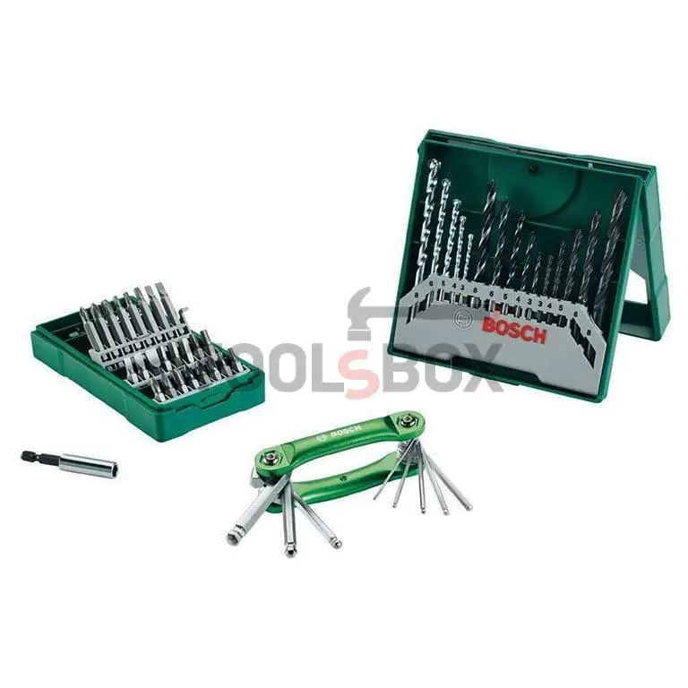 Bosch mounting set, bits and drill bits 41 pieces
