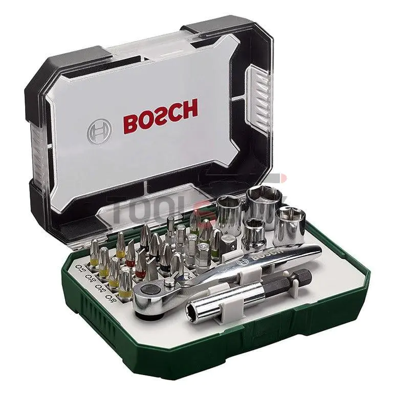 Bosch ratchet bit set PH/PZ/TX/SB/RB 26 pcs.