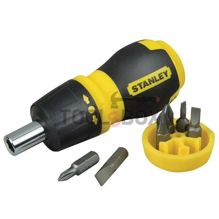Magnetic screwdriver and bits setSTANLEY 7 pcs 0-66-358
