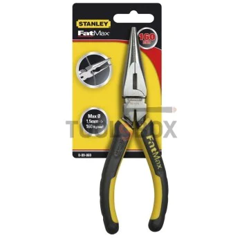 Клещи телефонни островърхи прави STANLEY 160 мм 0-89-869 fatmax