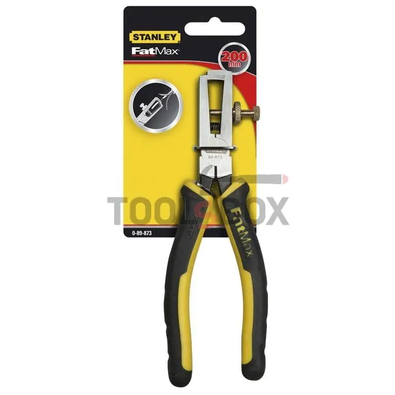 Insulation removal pliers with adjusting screw STANLEY 160 mm 0-89-873