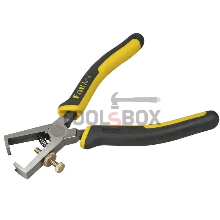 Insulation removal pliers with adjusting screw STANLEY 160 mm 0-89-873