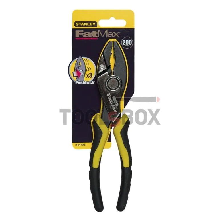 STANLEY plumbing pliers with adjusting button 150 mm 0-84-645