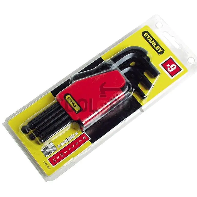 Wrench L-shaped 6-wall with ball set STANLEY 9 pcs 0-69-256