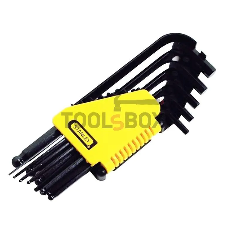 Wrench L-shaped 6-wall, sphere, inch set STANLEY 12 pcs 0-69-257