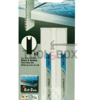 Ножове за "зеге" Black&Decker X22012-XJ , 2бр , HSS , за метал
