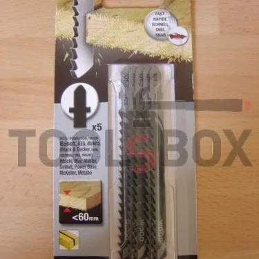Hacksaw Blades - ZEGE Black and Decker X20035 , 5 pcs , HCS , for wood and sheet metal