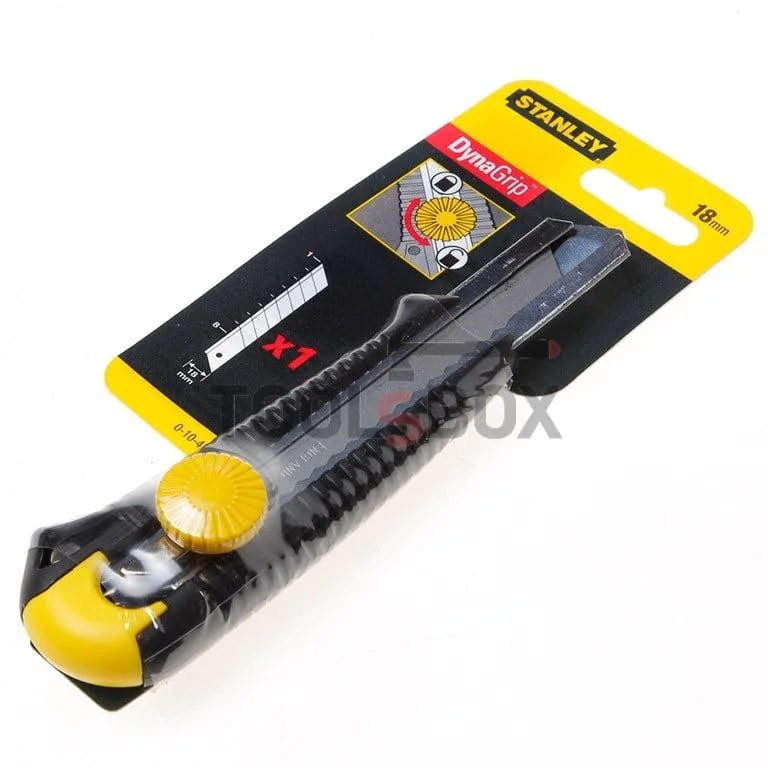 Plastic model knife with metal guide STANLEY 0-10-418 165 x 18 mm