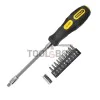 Magnetic screwdriver with flexible tips STANLEY 0-62-508, 10pcs