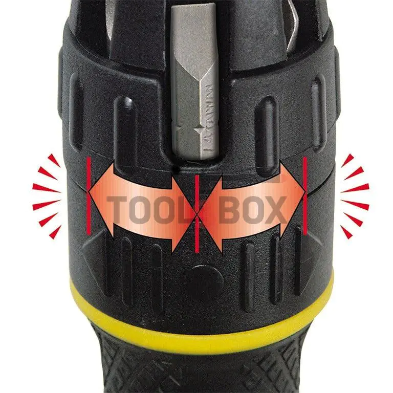 Magnetic screwdriver and bits set STANLEY 10 pcs 0-68-010