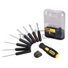 Screwdriver with bits set STANLEY 9 pcs 0-62-511