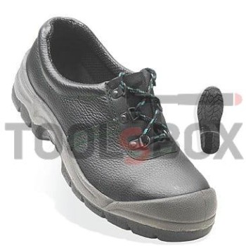Work shoes , Safety , Leather , Low