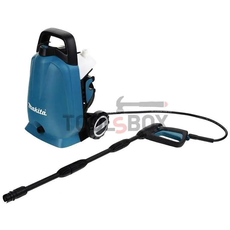 Makita HW102 electric water jetter, 1.3kW, 100bar, 360l/h