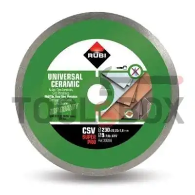 Diamond wheel for dry cutting of ceramic tiles ф 125x22.23 mm / Rubi 31915 CSV Pro