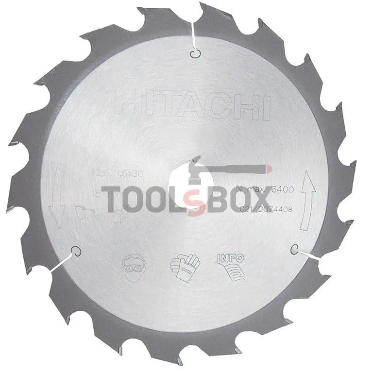 HM circular saw blade for wood Hitachi 752412 ф 165х 30х 20-1.8, 18 teeth
