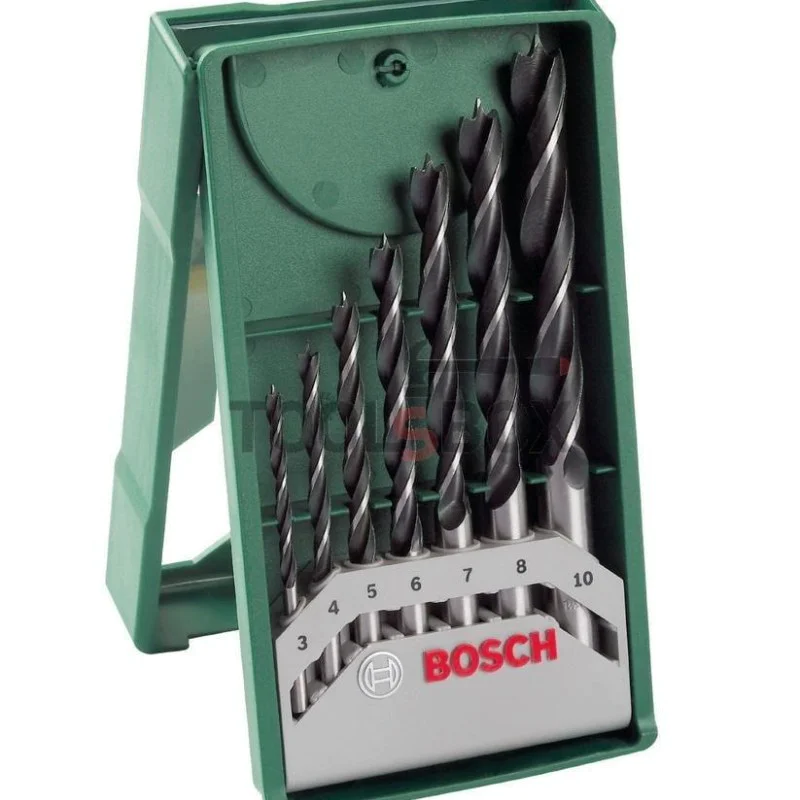 Wood drill bits Bosch CV u 3.00 - 10.00 mm, 7 pcs set