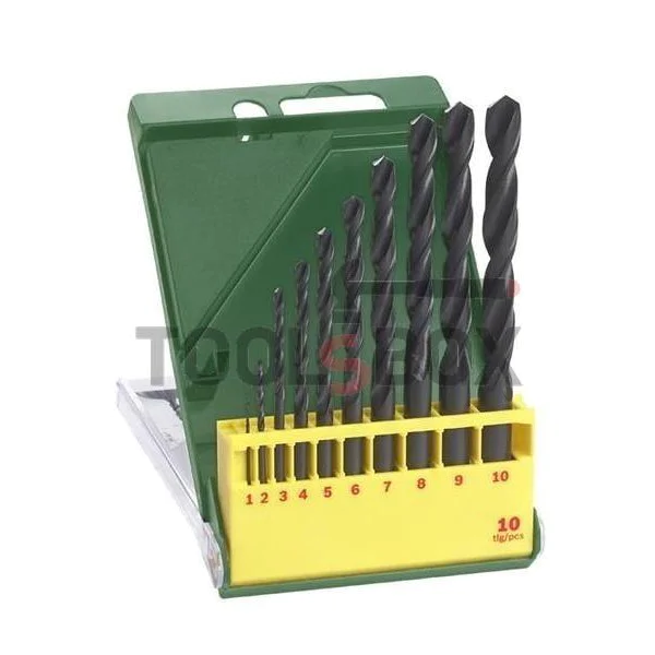 Metal drill bits Bosch, HSS-R-rolled, ф 1.00- 10.00 mm, 10 pcs set