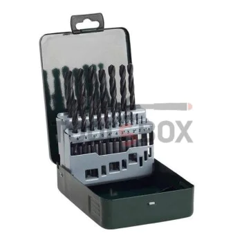 Metal drill bits Bosch, HSS R-rolled, DIN 338 u 1.00- 10.00 mm, 19 pcs set