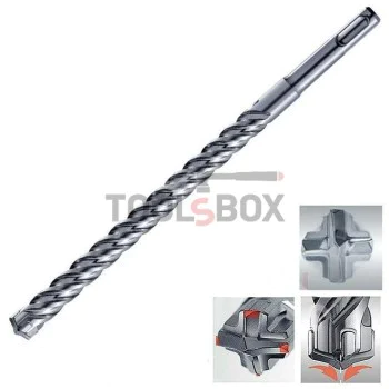 Свредло Makita B-11829 NEMESIS с твърдосплавна пластина с SDS-plus опашка за бетон и армиран бетон ф 10.00/ 160/ 100 мм