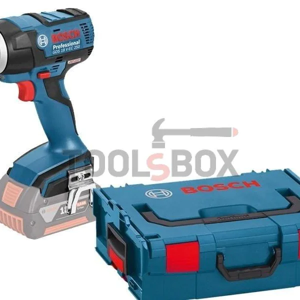 Cordless impact wrench Bosch GDS 18 V-EC 250 , 2 pcs 4:0Ah batteries
